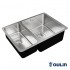 Кухонная мойка с двумя чашами Oulin OL-0369R Кухонная мойка с двумя чашами Oulin OL-0369R