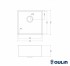Кухонная мойка Oulin OL-F101 Кухонная мойка Oulin OL-F101